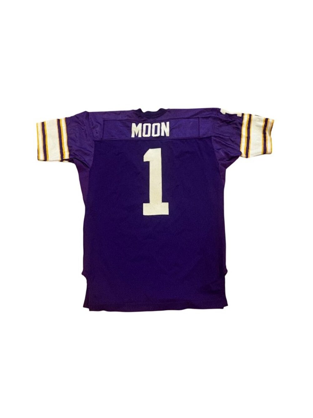 Vintage 90s Wilson NFL Pro Line Minnesota Vikings Warren Moon #1 Pro Cut Jersey